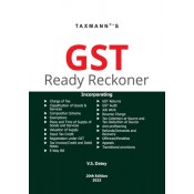 Taxmann's GST Ready Reckoner 2023 by V. S. Datey 